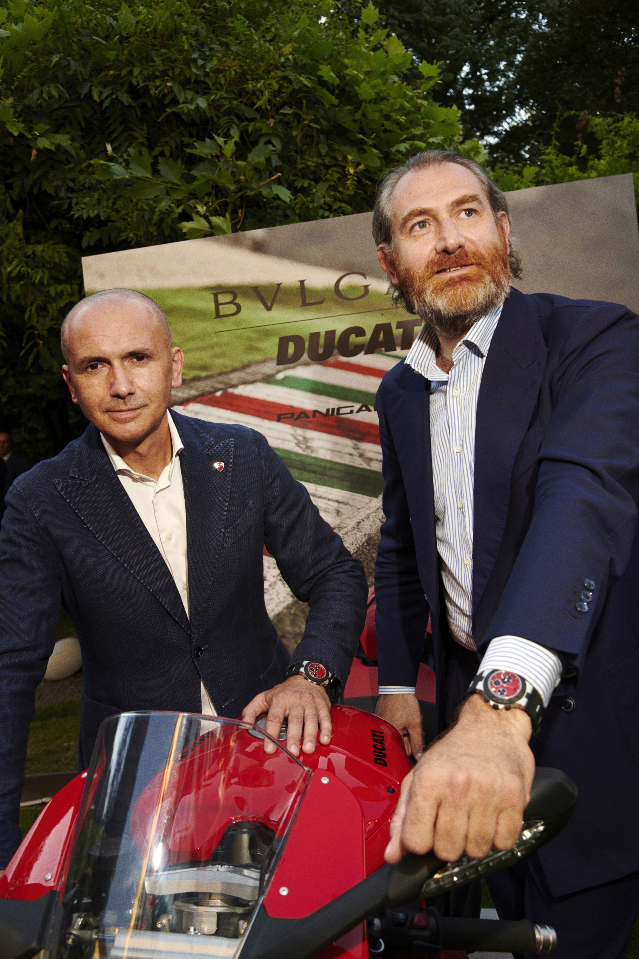 Ducati and Bvlgari debut a 'Rosso Red' Italian Aluminium chronograph